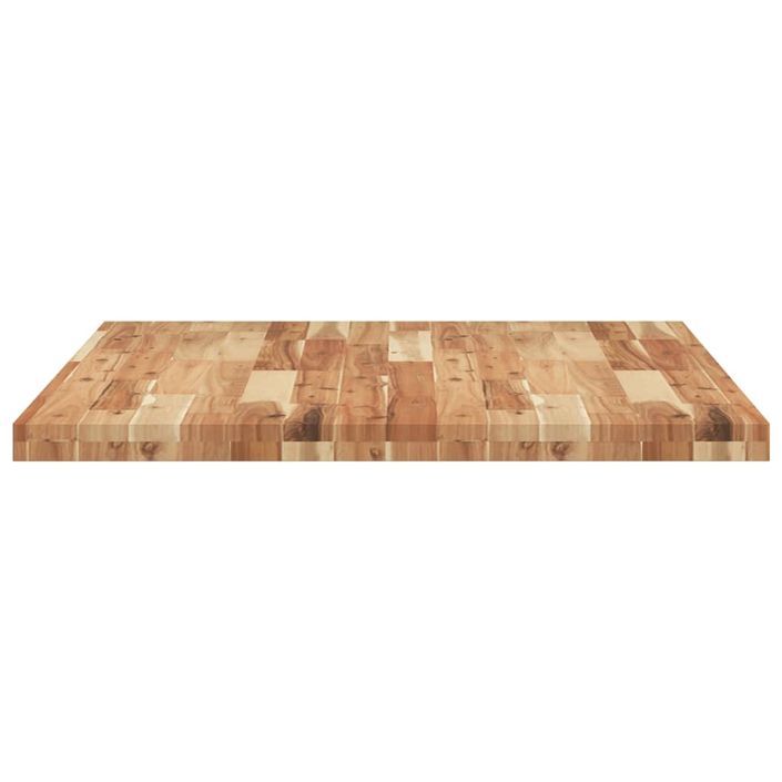 Dessus de table rectangulaire 100x80x4 cm bois massif d'acacia - Photo n°6