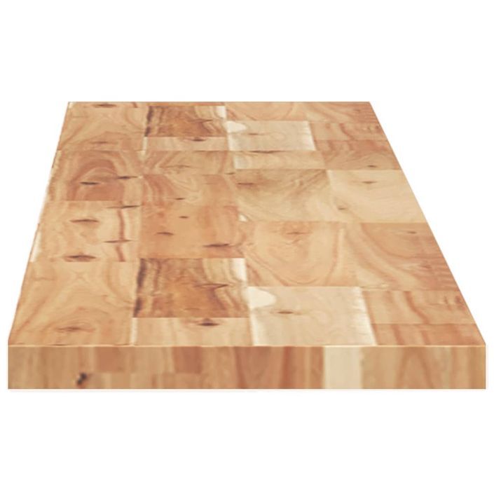 Dessus de table rectangulaire 120x20x2 cm bois massif d'acacia - Photo n°6