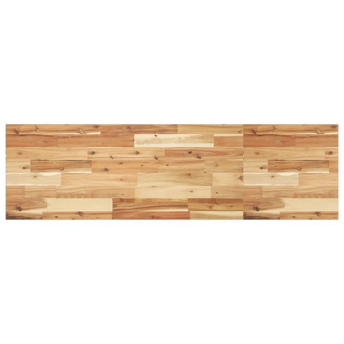 Dessus de table rectangulaire 120x40x2 cm bois massif d'acacia - Photo n°2