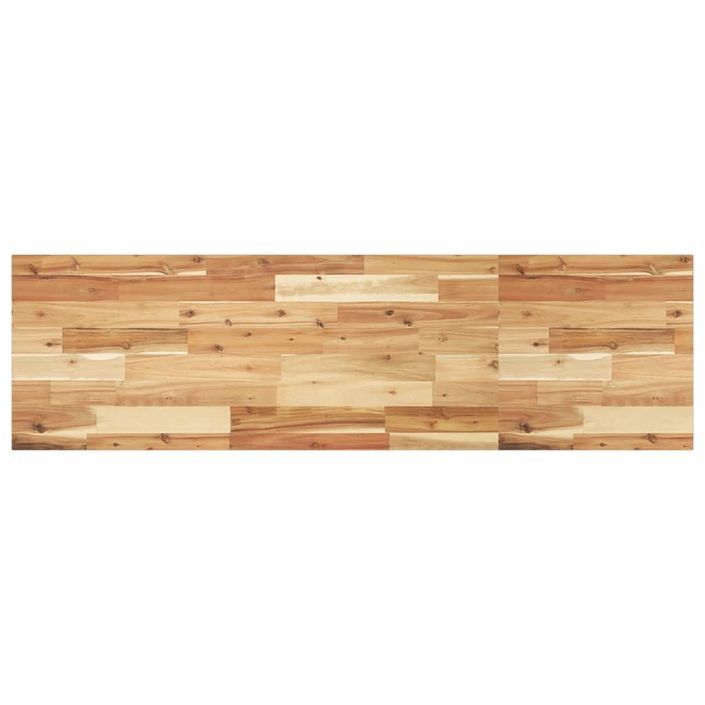 Dessus de table rectangulaire 140x40x2 cm bois massif d'acacia - Photo n°2