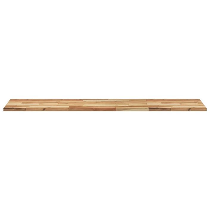 Dessus de table rectangulaire 140x40x2 cm bois massif d'acacia - Photo n°4