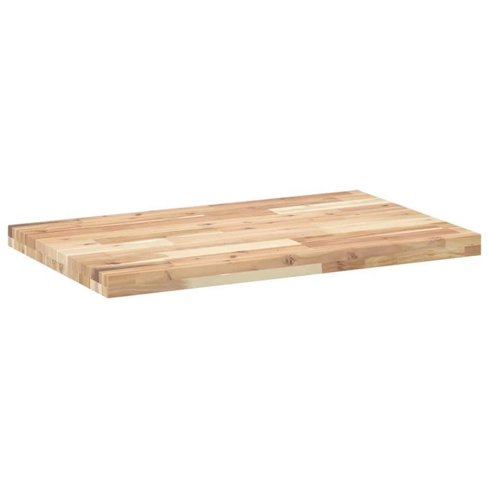 Dessus de table rectangulaire 140x50x4 cm bois massif d'acacia - Photo n°5