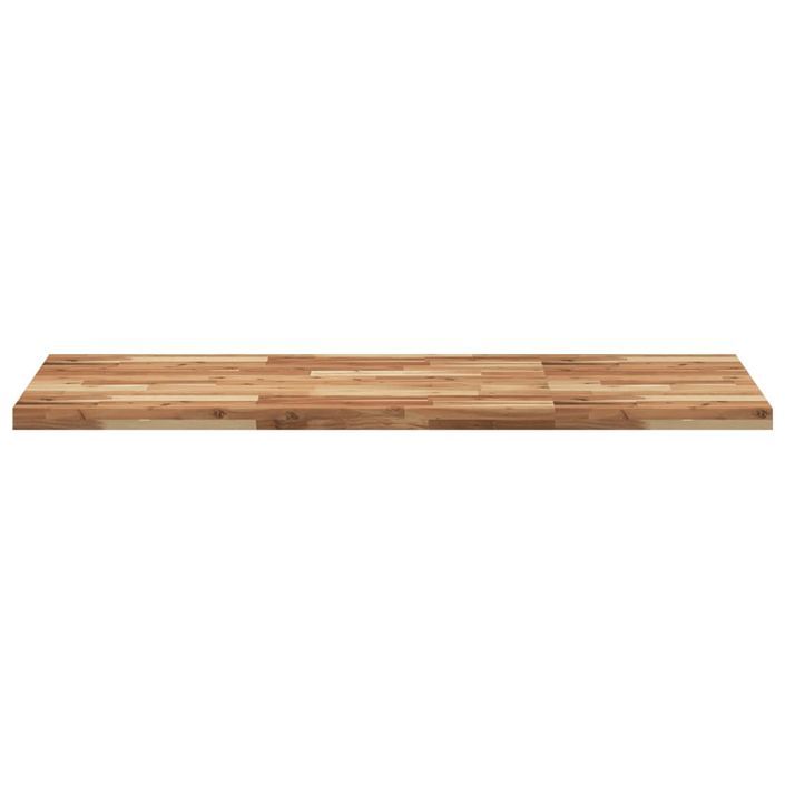 Dessus de table rectangulaire 140x60x4 cm bois massif d'acacia - Photo n°4