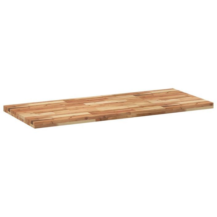 Dessus de table rectangulaire 140x60x4 cm bois massif d'acacia - Photo n°5