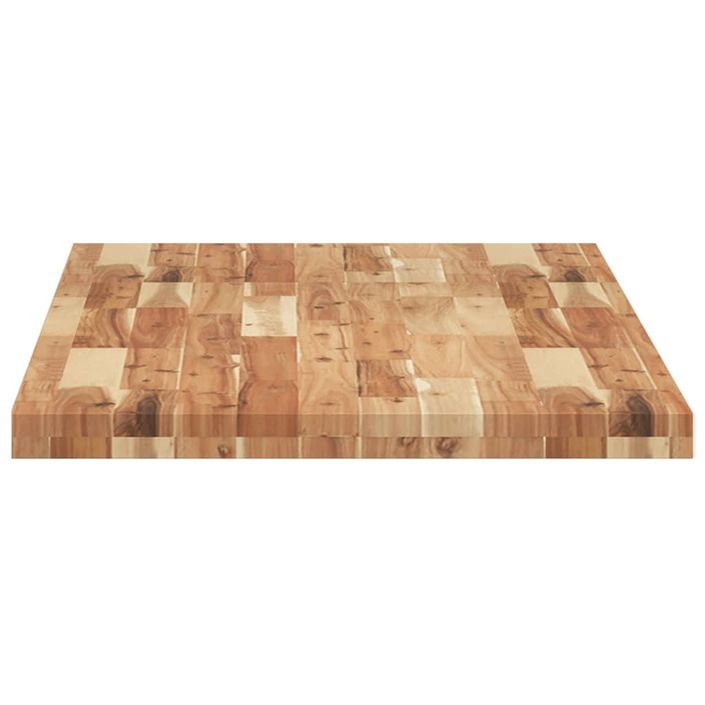 Dessus de table rectangulaire 140x60x4 cm bois massif d'acacia - Photo n°6