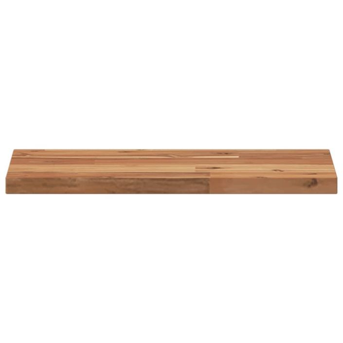 Dessus de table rectangulaire 40x20x2 cm bois massif d'acacia - Photo n°4