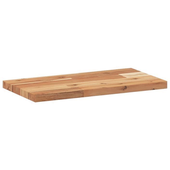 Dessus de table rectangulaire 40x20x2 cm bois massif d'acacia - Photo n°5