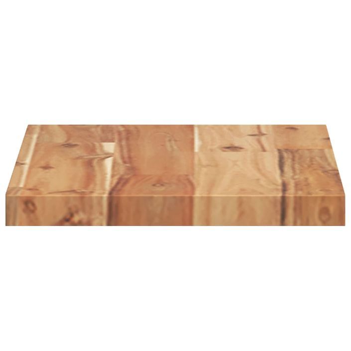 Dessus de table rectangulaire 40x20x2 cm bois massif d'acacia - Photo n°6