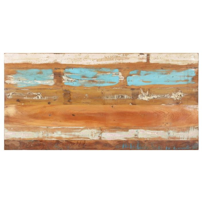 Dessus de table rectangulaire 60x140 cm 15-16 mm Bois récupéré - Photo n°3