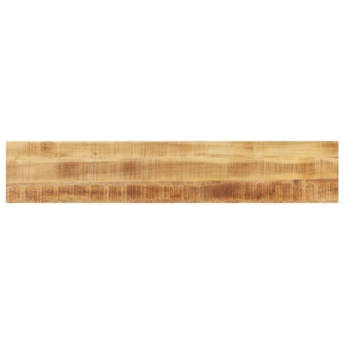 Dessus de table rectangulaire bois massif de manguier brut - Photo n°1