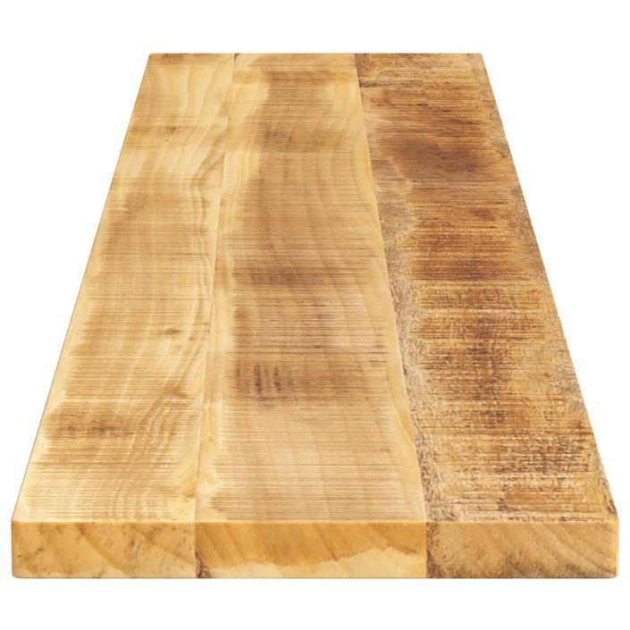 Dessus de table rectangulaire bois massif de manguier brut - Photo n°4