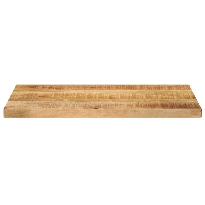 Dessus de table rectangulaire bois massif de manguier brut - Photo n°3