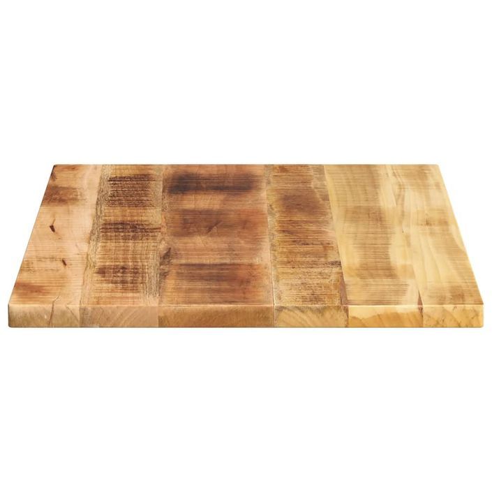 Dessus de table rectangulaire bois massif de manguier brut - Photo n°4