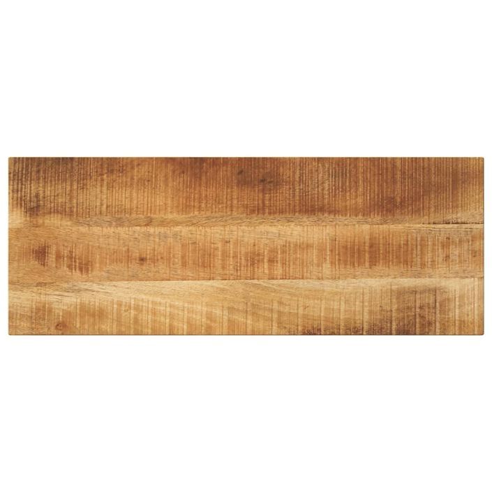 Dessus de table rectangulaire bois massif de manguier brut - Photo n°1