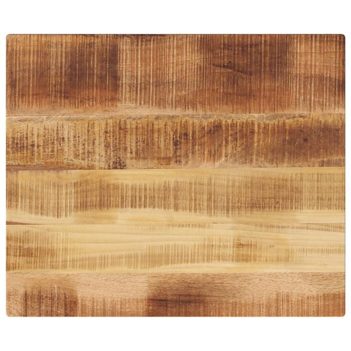 Dessus de table rectangulaire bois massif de manguier brut - Photo n°1