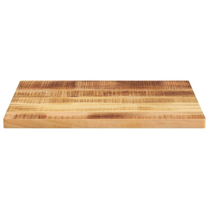 Dessus de table rectangulaire bois massif de manguier brut - Photo n°3