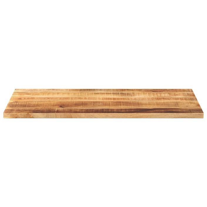 Dessus de table rectangulaire bois massif de manguier brut - Photo n°3