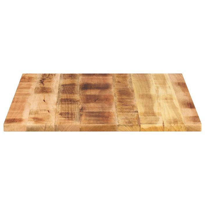 Dessus de table rectangulaire bois massif de manguier brut - Photo n°4