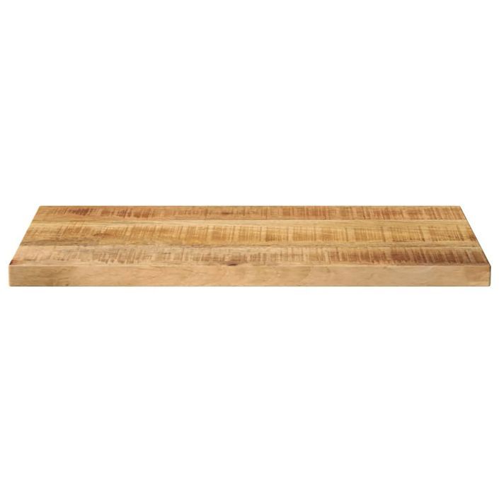 Dessus de table rectangulaire bois massif manguier brut - Photo n°3