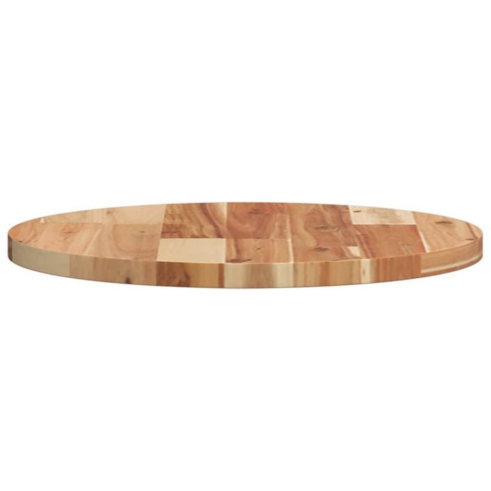 Dessus de table rond Ø40x2 cm bois massif d'acacia - Photo n°6