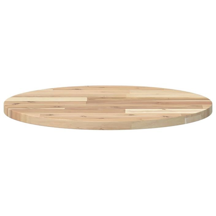 Dessus de table rond Ø50x2 cm bois massif d'acacia - Photo n°4