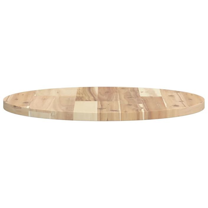 Dessus de table rond Ø50x2 cm bois massif d'acacia - Photo n°6