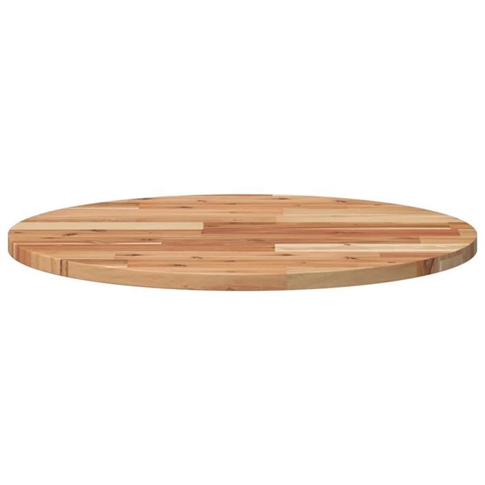 Dessus de table rond Ø60x2 cm bois massif d'acacia - Photo n°4