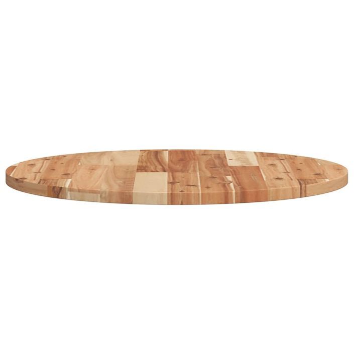 Dessus de table rond Ø60x2 cm bois massif d'acacia - Photo n°6