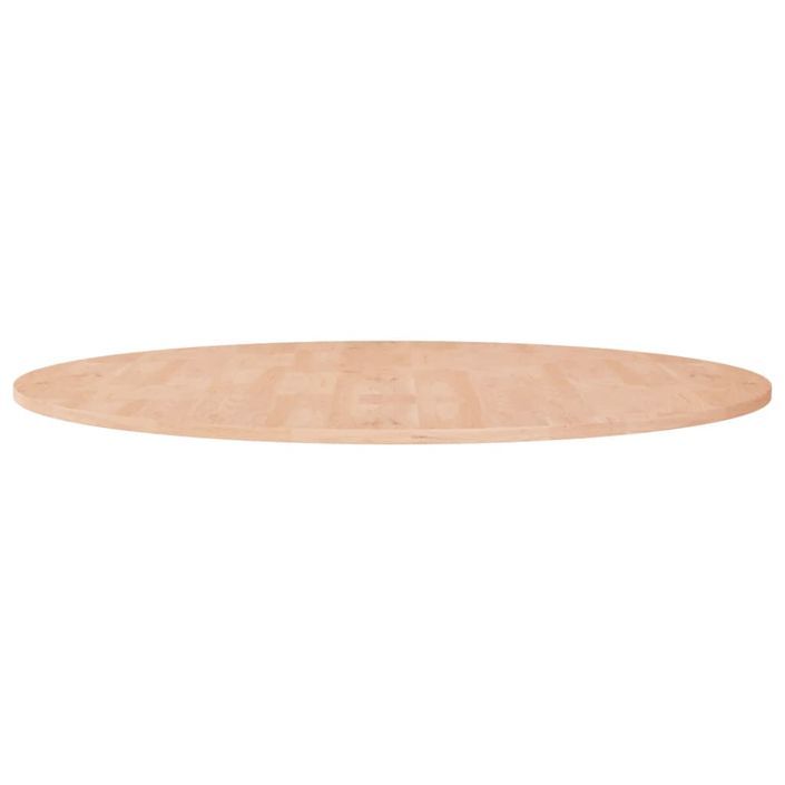 Dessus de table rond Ø90x1,5 cm Bois de chêne massif non traité - Photo n°1