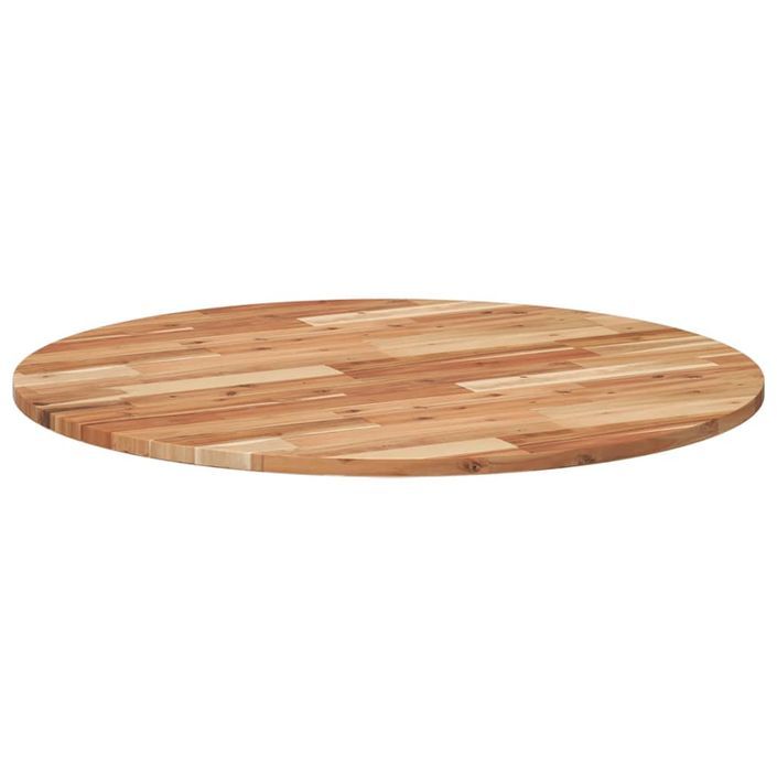 Dessus de table rond Ø90x2 cm bois massif d'acacia - Photo n°7