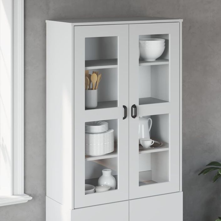 Dessus pour buffet VIKEN blanc bois de pin solide - Photo n°2