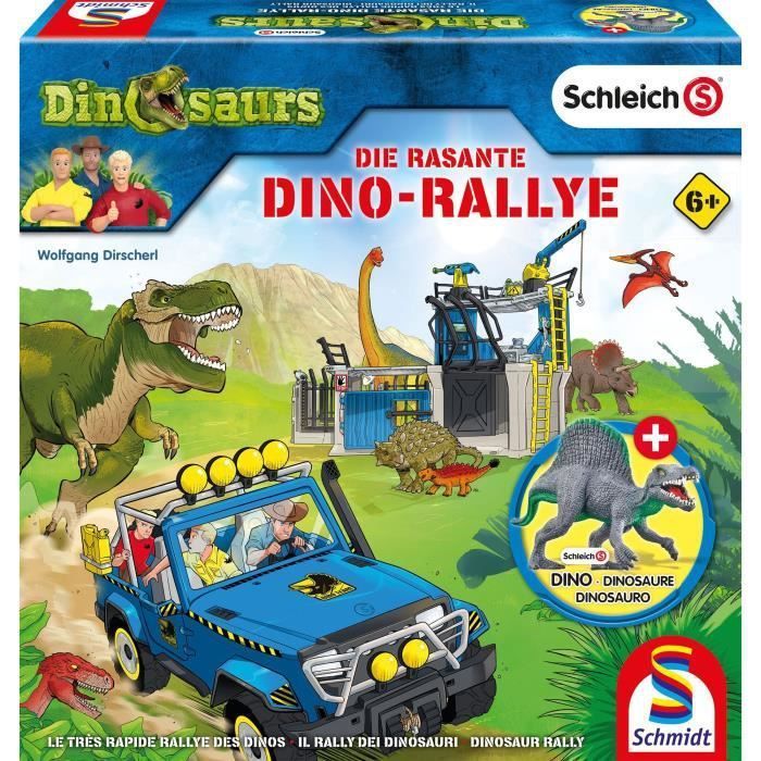 Dino-Rallye Schleich - Jeu de société - SCHMIDT SPIELE - Photo n°1