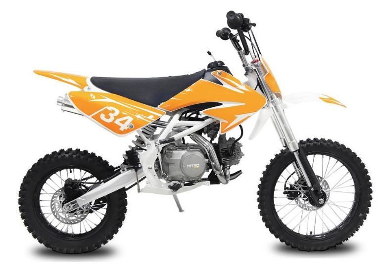 Dirt Bike 125cc Thunder 17/14 Manuel 4 temps Orange - Photo n°3