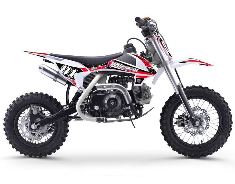 Dirt bike enfant 70cc automatique rouge MX70 12/10 - Photo n°1