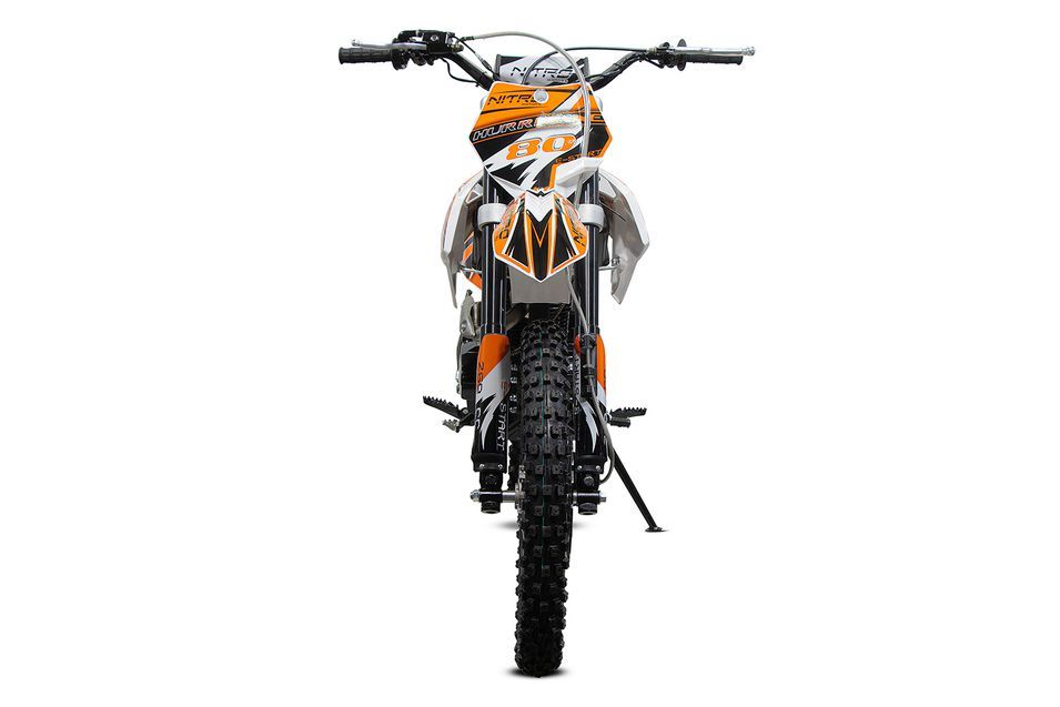 Dirtbike Hurricane 150cc orange V2 19/16 pouces 5 vitesses manuel refroidi par air - Photo n°4