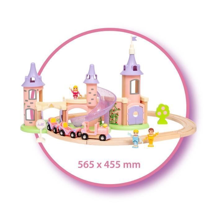 DISNEY Brio Circuit Château Princesses - Coffret 18 pieces - Circuit de train en bois - Ravensburger - Des 3 ans - 33312 - Photo n°3