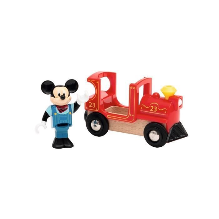 DISNEY Brio Mickey Mouse & Locomotive - Train sans pile pour circuit de train en bois - Ravensburger - Des 3 ans - 32282 - Photo n°4