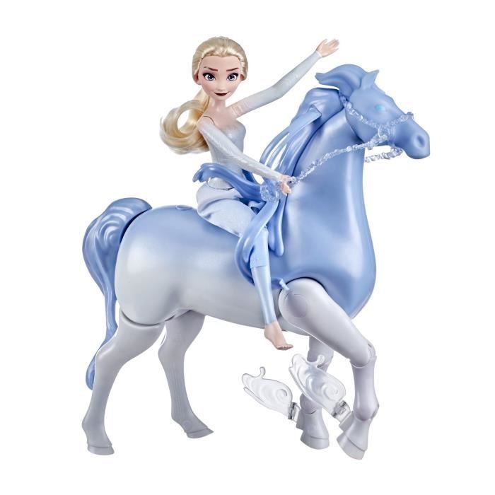Disney La Reine des Neiges 2 - Poupee Princesse Disney Elsa 30 cm et son cheval Nokk interactif 23cm - Photo n°1