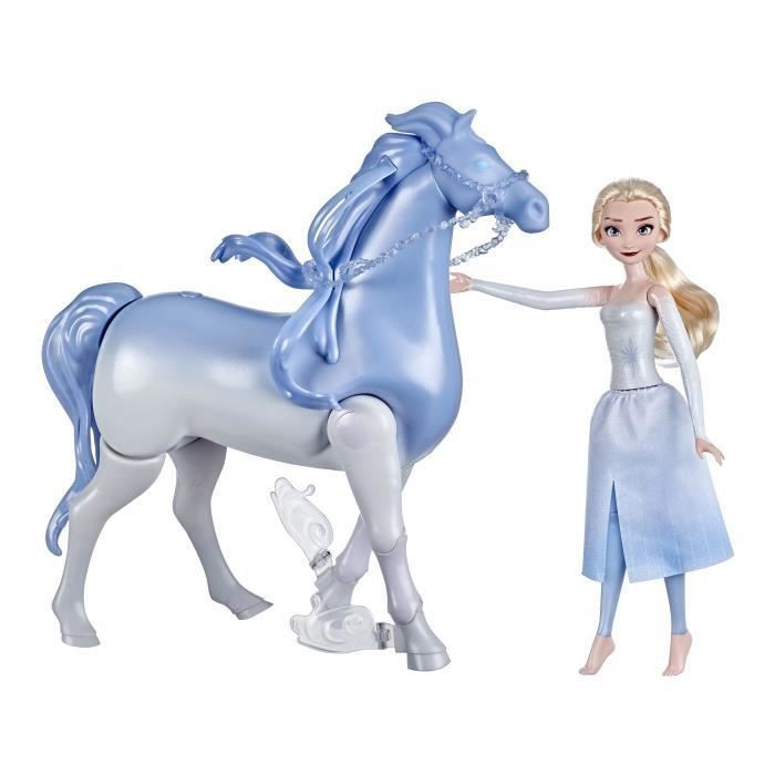 Disney La Reine des Neiges 2 - Poupee Princesse Disney Elsa 30 cm et son cheval Nokk interactif 23cm - Photo n°2