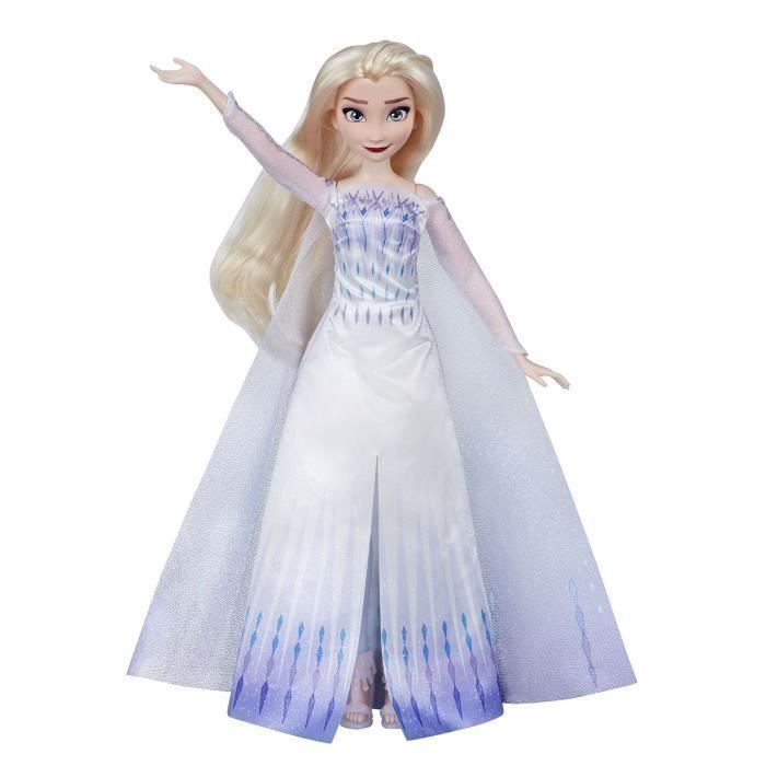 Disney La Reine des Neiges 2 - Poupée Princesse Disney Elsa chantante (français) en tenue de Reine - 27 cm - Photo n°1
