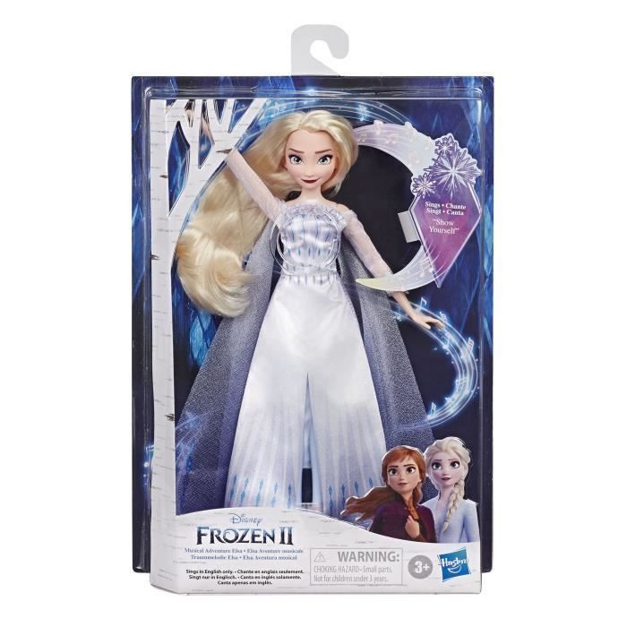 Disney La Reine des Neiges 2 - Poupée Princesse Disney Elsa chantante (français) en tenue de Reine - 27 cm - Photo n°5