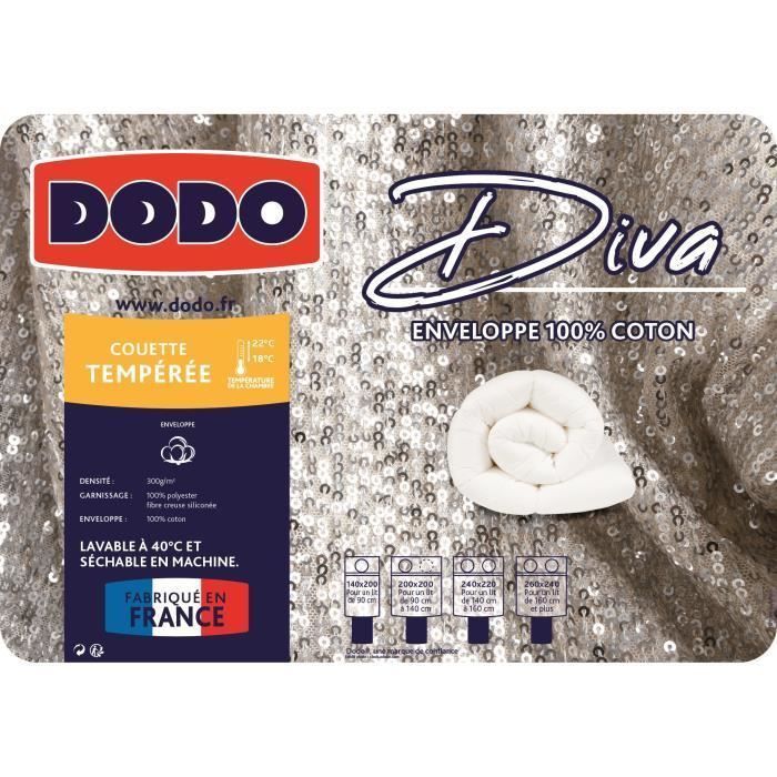 DODO Couette tempérée Diva - 200 x 200 cm - Photo n°2