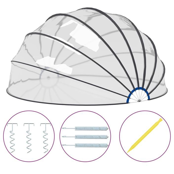 Dôme de piscine 440 x 220 cm - Photo n°3