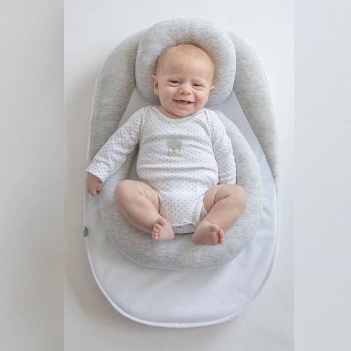 Domiva Cale bébé SAFETY PAD 3D - 40 x 65 cm - Coton/Polyester - Gris - Photo n°2