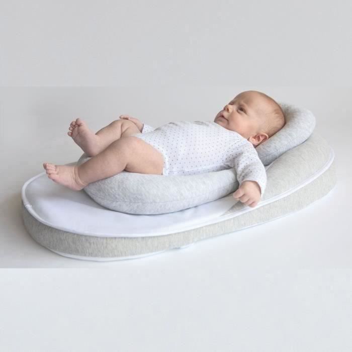 Domiva Cale bébé SAFETY PAD 3D - 40 x 65 cm - Coton/Polyester - Gris - Photo n°3