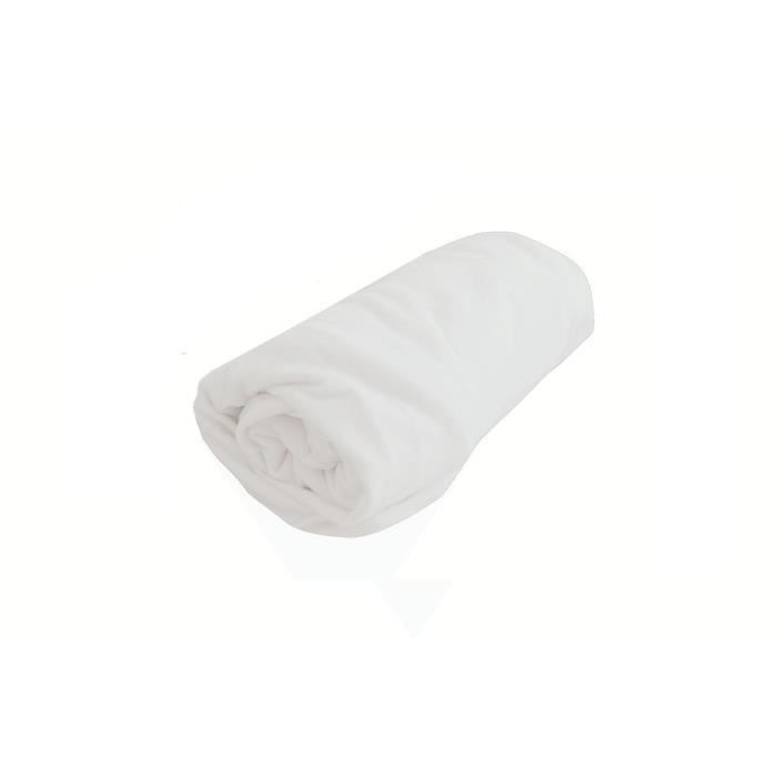 DOMIVA Drap housse impérmeable Cododo - 50 x 80 cm - Blanc - Photo n°1