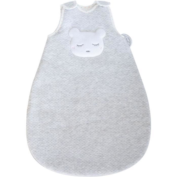 Domiva Gigoteuse naissance CALIN - 55 cm - Coton et polyester - Gris - Photo n°1