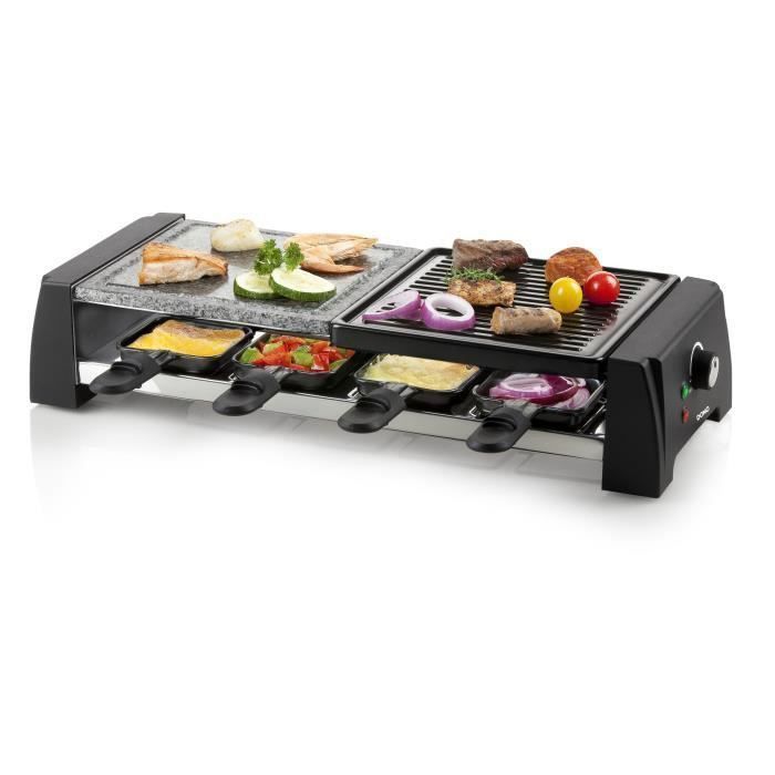 DOMO DO9190G Appareil a raclette 8 personnes - Noir - Photo n°1