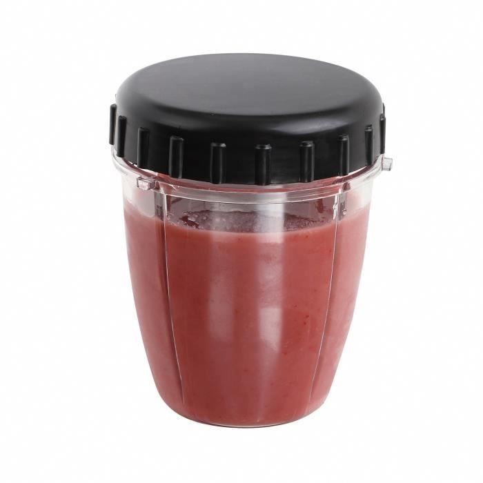 DOMOCLIP DOP178 Blender nutrition 9 accessoires - Rouge - Photo n°5