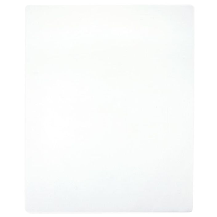 Drap-housse Jersey Blanc 100x200 cm Coton - Photo n°1